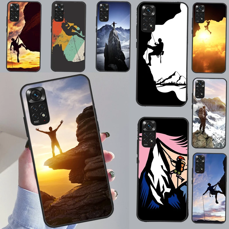 

Mountain Climbing Case For Redmi Note 11 10 8 9 12 Pro Plus Note 12S 11S 10S 9S Cover For Redmi 12C 9C 10C 10A