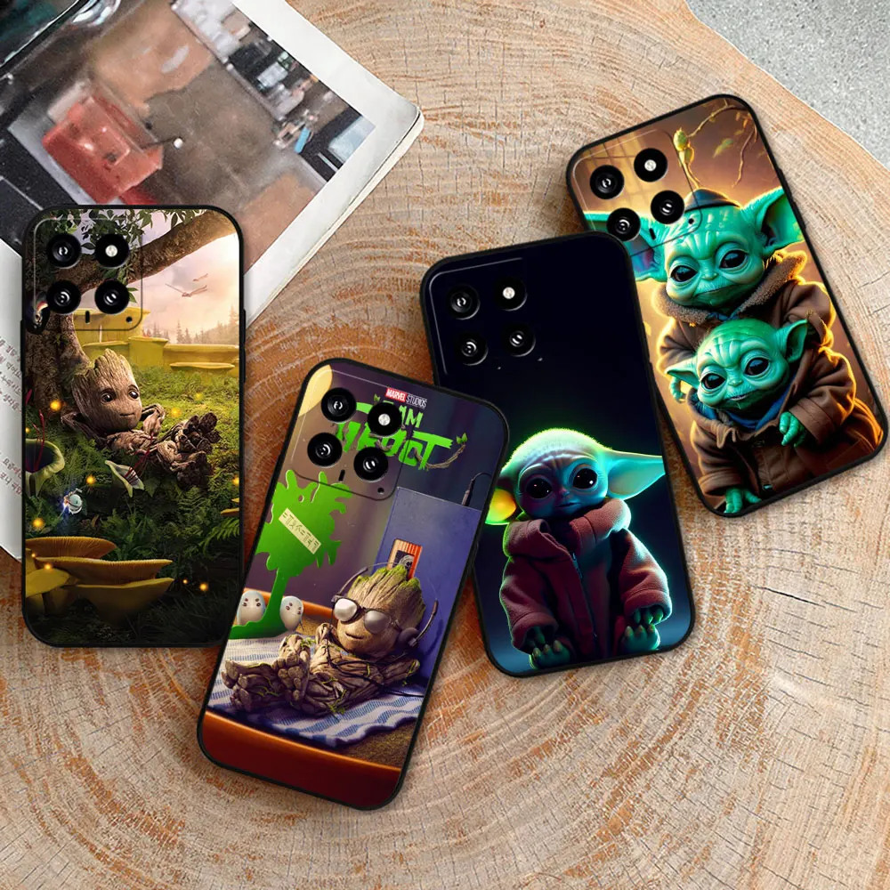 

Marvel Cute Baby Yoda Groot Phone Case For Xiaomi 14 13 13T 12 12T 11 5GNE 11T 11X 10 10T 9 8 Pro Lite Silicone Shockproof Cover