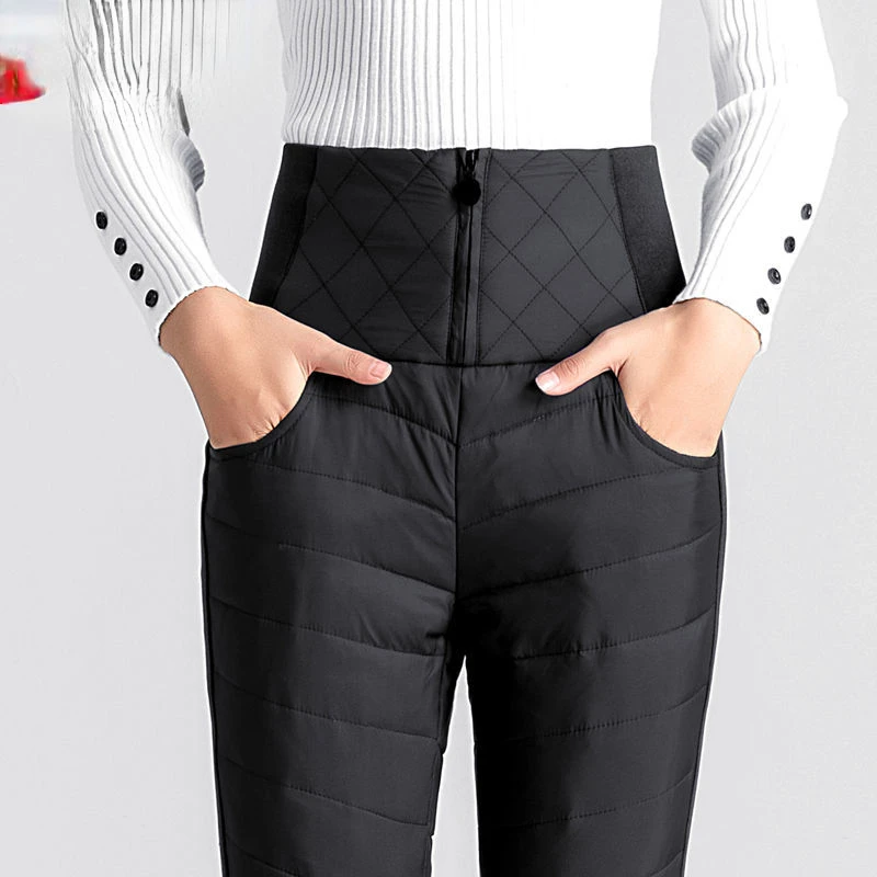 

Woman High Waist Warm Leggings Female Cotton Fashion Solid Pants Casual Elasticity Leggings Ladies Elastic Casual Pants G499