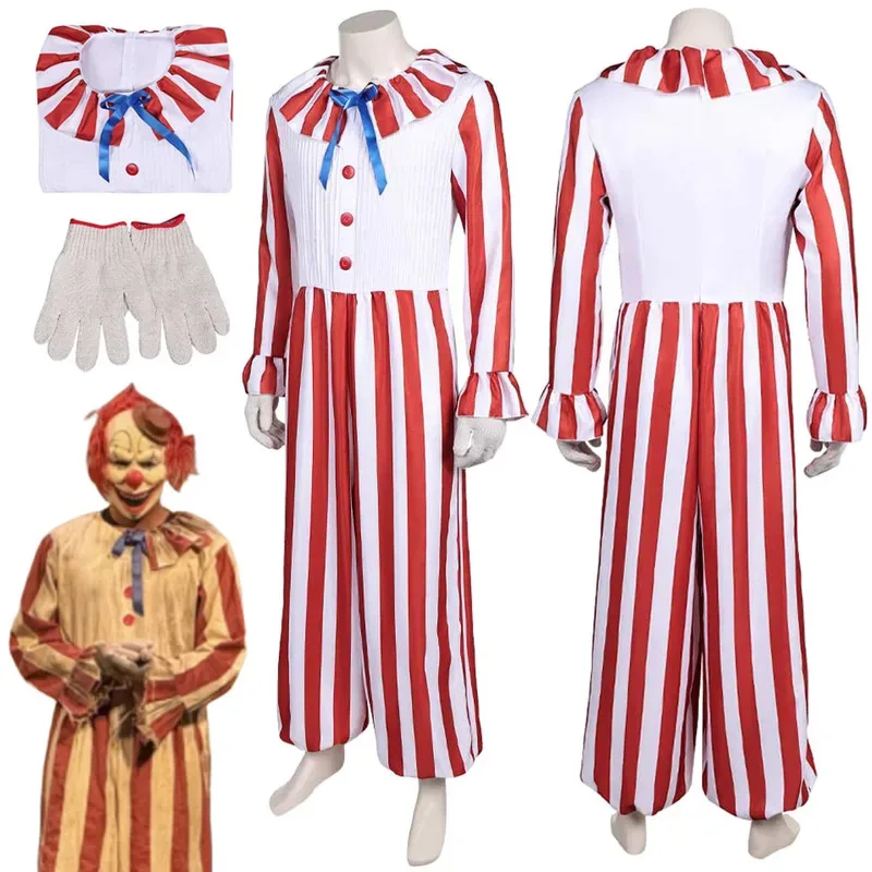 Fantasia Flando Одежда для косплея Фильм Клоун в Корнифиле Disfraz Костюм Мужчины Фэнтези Хэллоуин Карнавальная вечеринка Ткань yi;4
