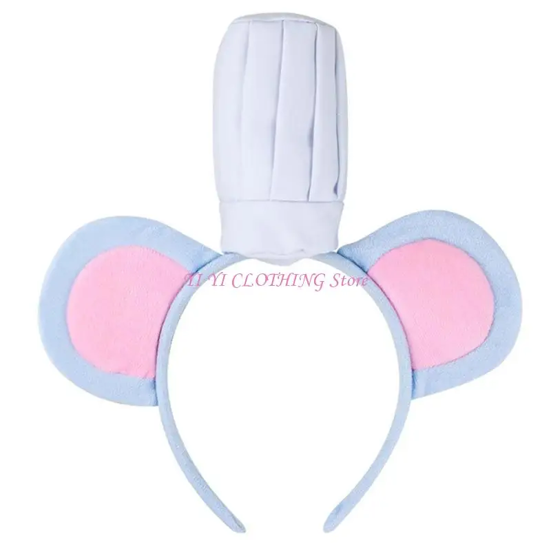 

N5KF унисекс кулинарная шляпа обруч для волос ресторанные рабочие повязки на голову Хэллоуин головной убор для кухни вечеринки