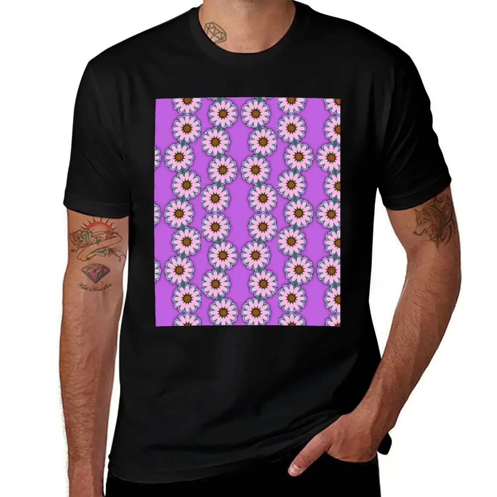 Daisy Chain - Pink T-Shirt anime figures anime t shirts tee shirts for men