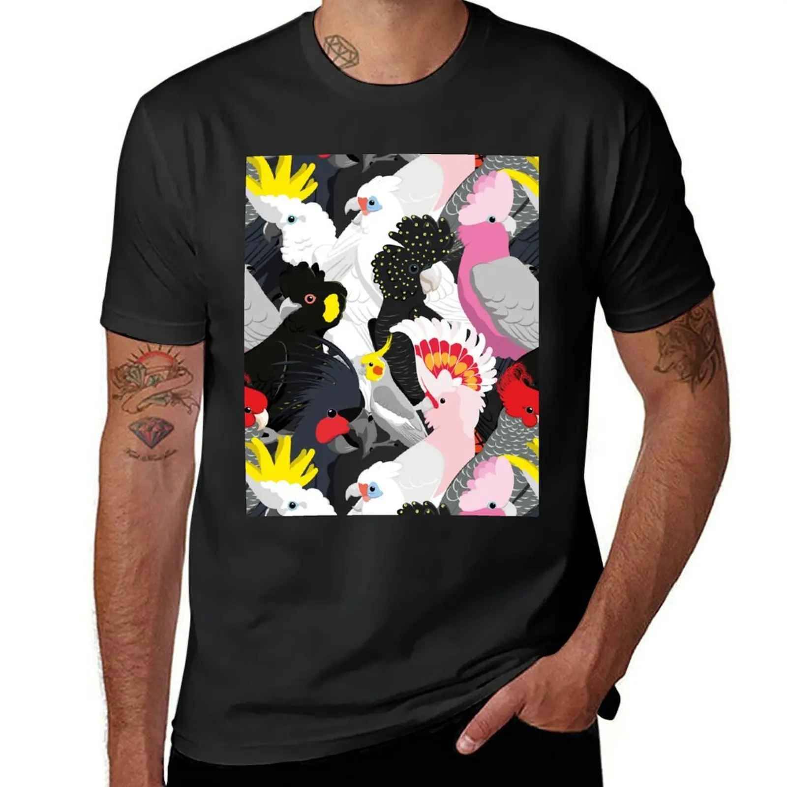 

Cockatoo Fest T-Shirt cute tops blacks plain t shirts men