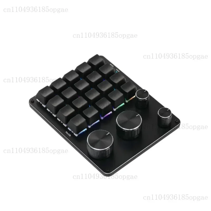 Three-knob 16-key Mechanical Custom Keyboard Keyboard Macro Programming