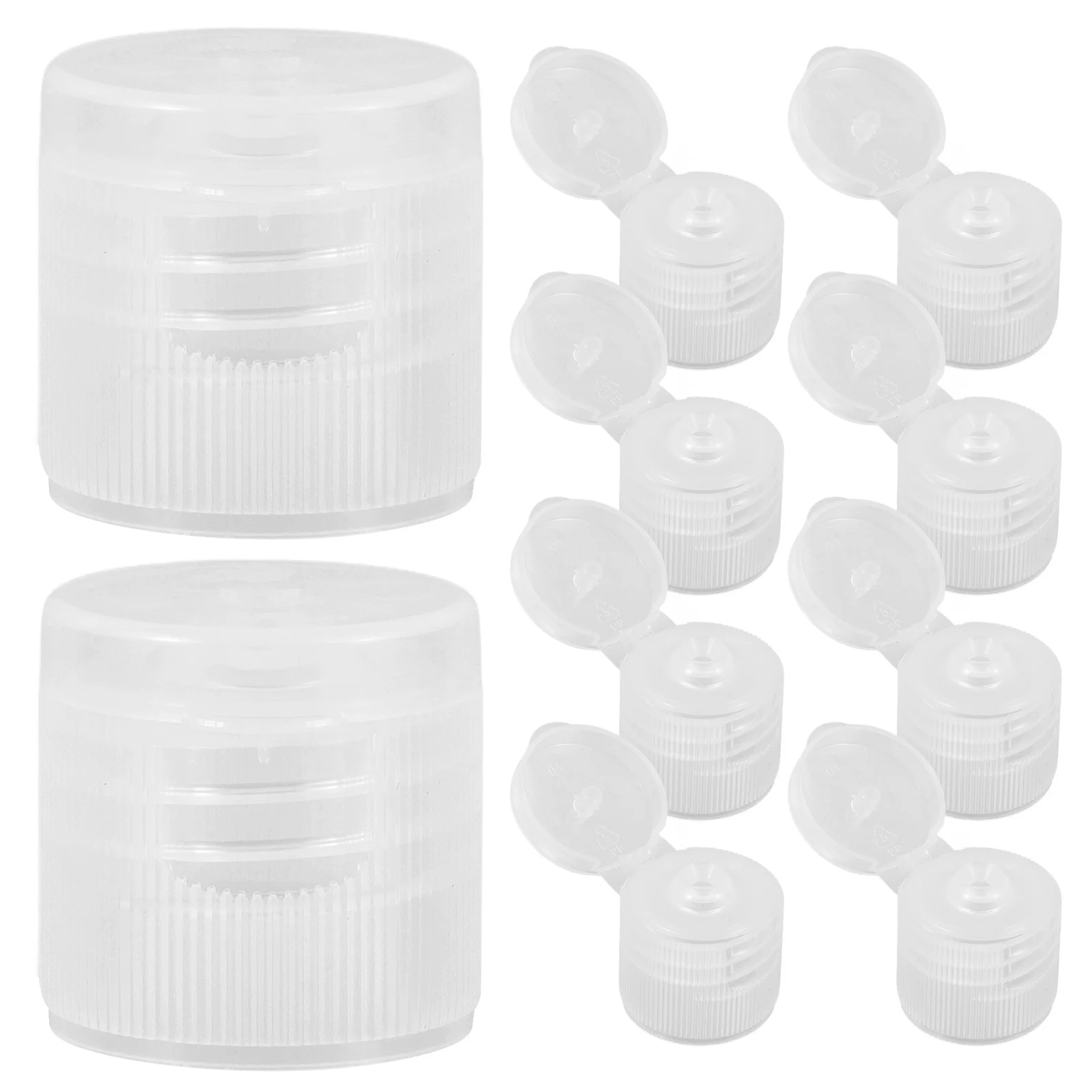 

30pcs Flip-Design Plastic Toothpaste Caps Screw-In Travel Covers Durable Lightweight Tube Tops Replacement Lids Bulk Cap Cover