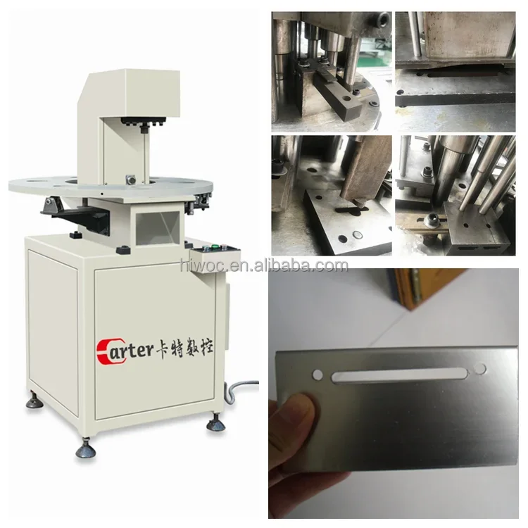 6 position lock hole punching machine/6 position hardware punching machine/window making punching machine for aluminum profile