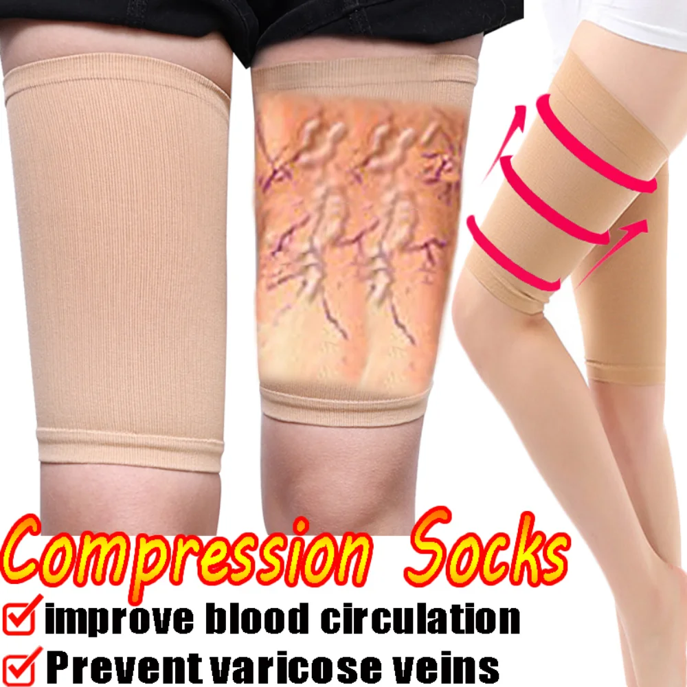 1Pair Thigh Compression Sleeve,Hamstring Support,Quad Compression Sleeve for Men Women,Thigh Sleeve Wrap,for Running,Sports