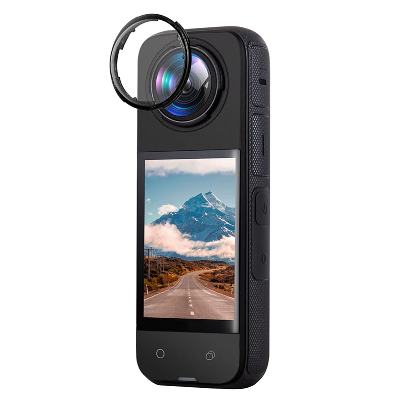 Insta360 X4 용 스티커 렌즈 가드, 긁힘 방지 듀얼 렌즈 360 모드, 보호대 렌즈 캡, 카메라 교체 액세서리