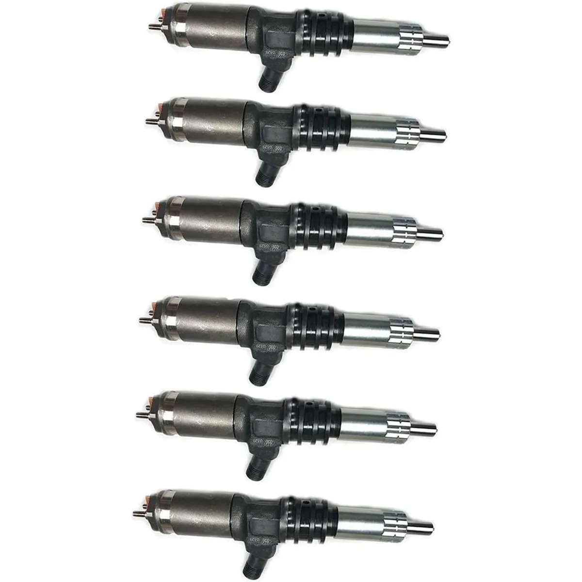 

6X Fuel Injector for Mitsubishi Fuso 7.5L 6M60 6M60T 6M60-T1 095000-0721 0950000721 Engine