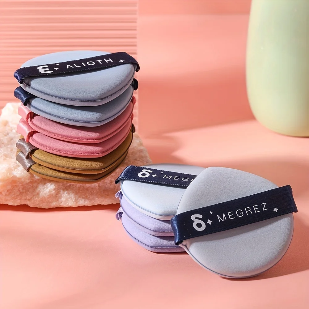 Bouffées de coussin d'air en velours, 10 pièces, hydrophile, sans Latex, pour fond de teint impeccable | Vegan Multi-Pack Tous Types de Peau Essentiel de Voyage