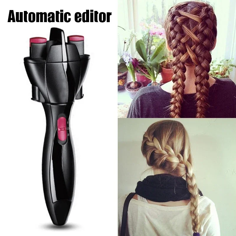 High Quality Automatic Hair Braider Hair Fast Styling Knotter Smart Electric Braid Machine Twist Braided Curling Tool