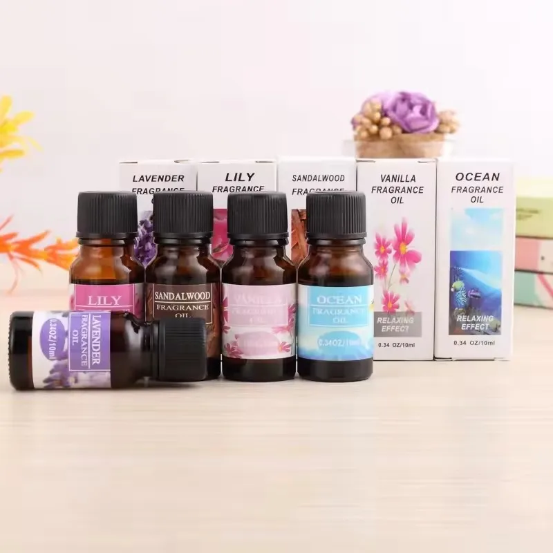 10ml Car Perfume Refill Liquid Flavor Essential Oil with Dropper Car Air Freshener Refill for Air Humidifier Home Auto Fragrance