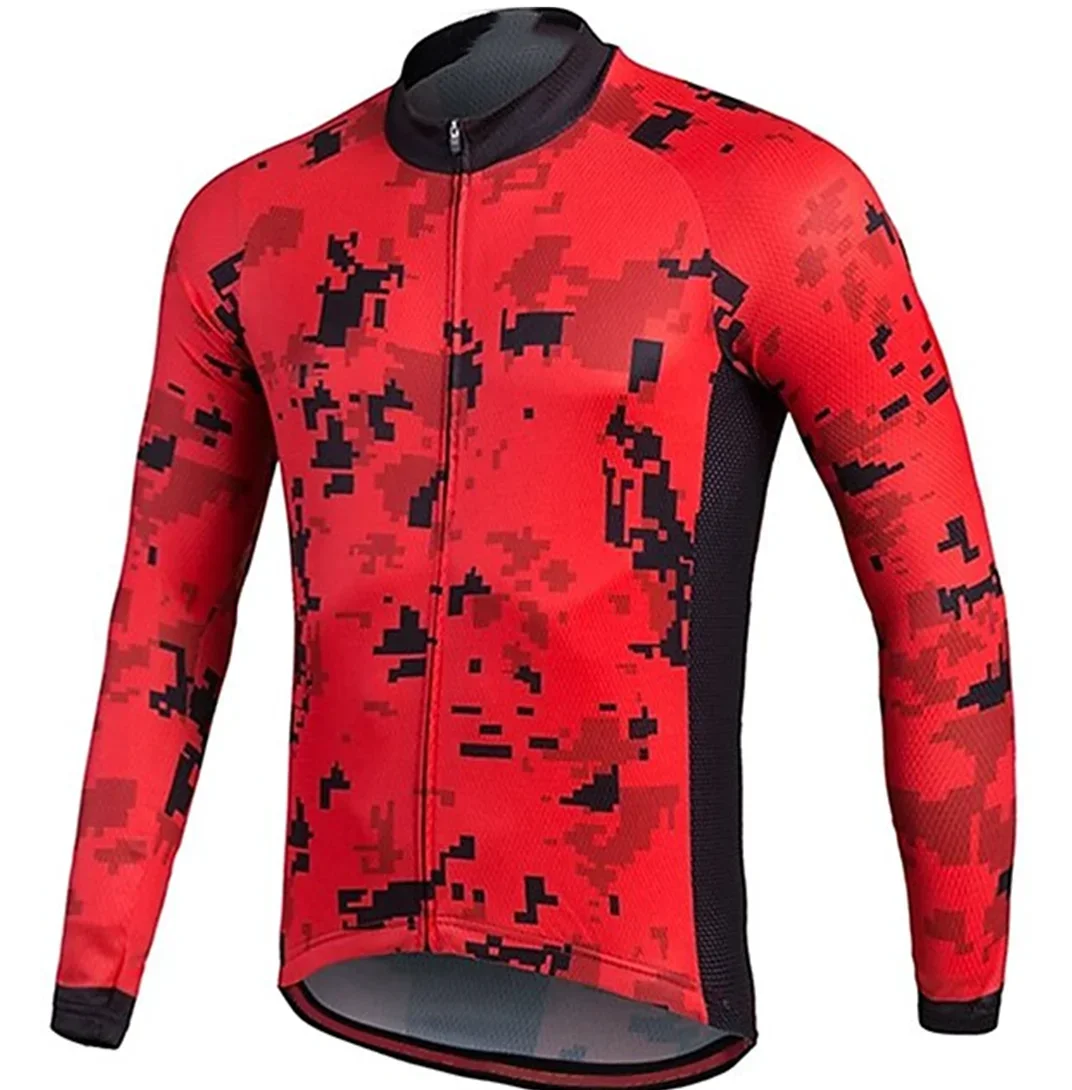 Wholesale Bicycle Cycling Jersey High Quality Clothes Shirts Long Sleeve Men Sports wear Digital Sublimated Printing Custom Made