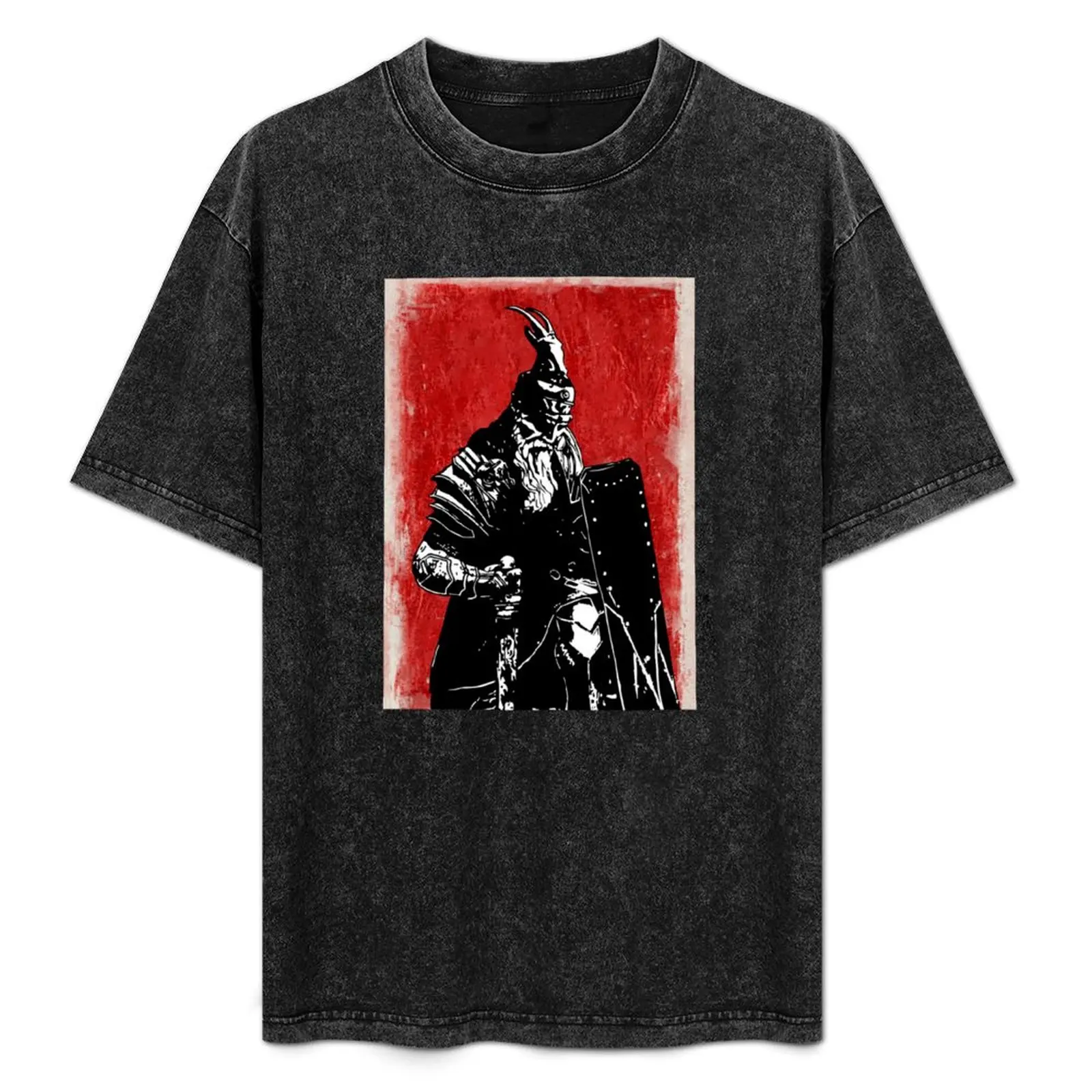 

Skenderbeu T-Shirt Retro Style Print Casual Top