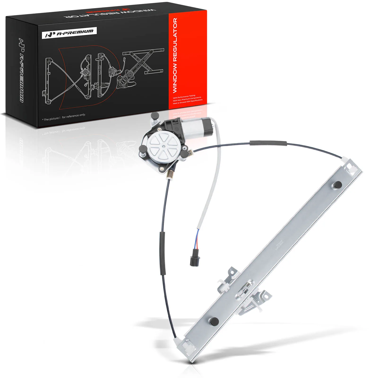 A-Premium Front Passenger Side Power Window Regulator with Motor for Mazda Tribute 2001-2006