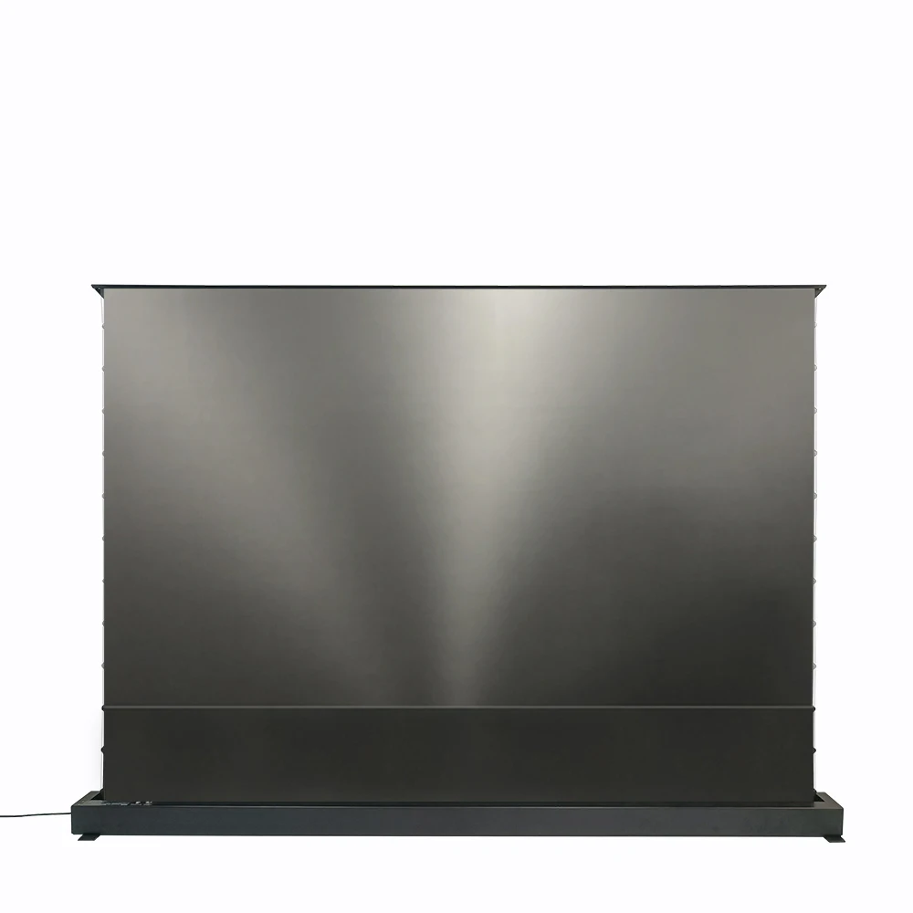 

100inch 16:9 Motorised Fresnel Projector Screen ALR Long Throw 4K Floor Rising Projection Screen For Laser Projector
