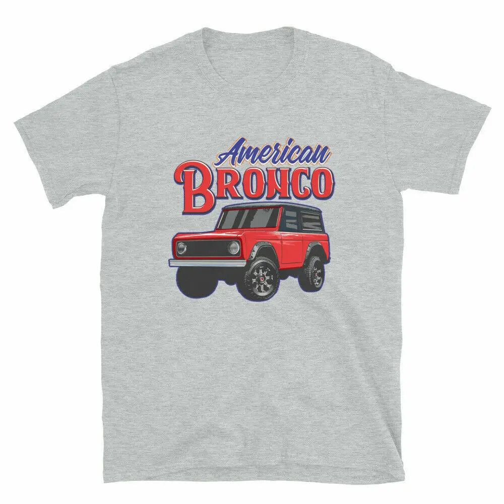 Ford Bronco 4X4 Trucking American Bronco Mens Graphic T-Shirt New