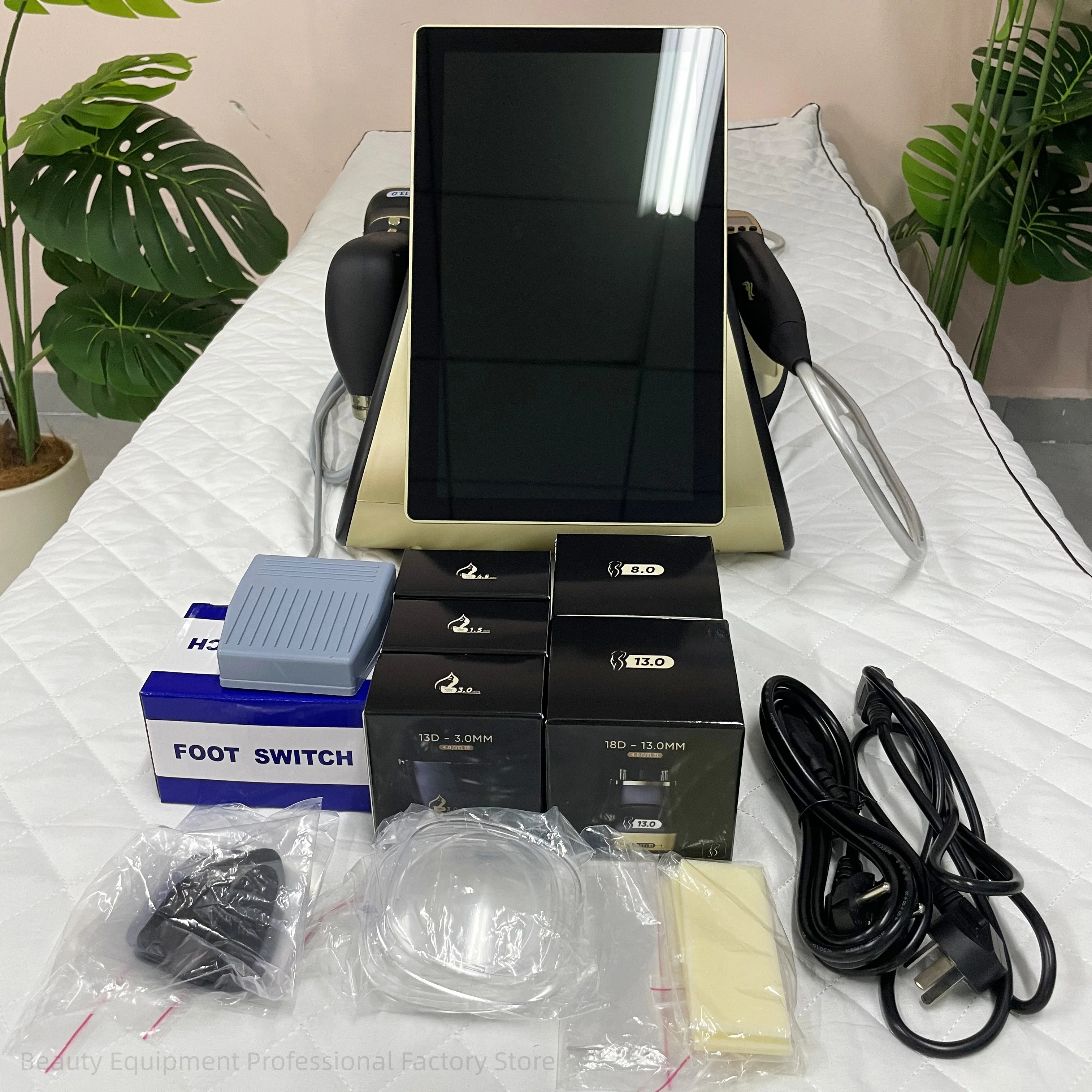 เครื่อง 22D MAX HIFU ระดับมืออาชีพ อุปกรณ์ยกกระชับผิวด้วยคลื่นอัลตราโซนิก ลดไขมัน กระชับสัดส่วน รุ่นใหม่ล่าสุด ต่อต้านริ้วรอย