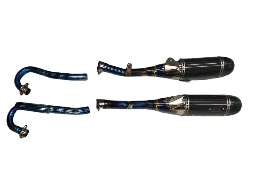 

FBVV Factory Dual Exhaust Titanium Stainless Steel Exhaust Pipe System for Motorcycle CRF250 Dirt Bike Off-road Motorcycle