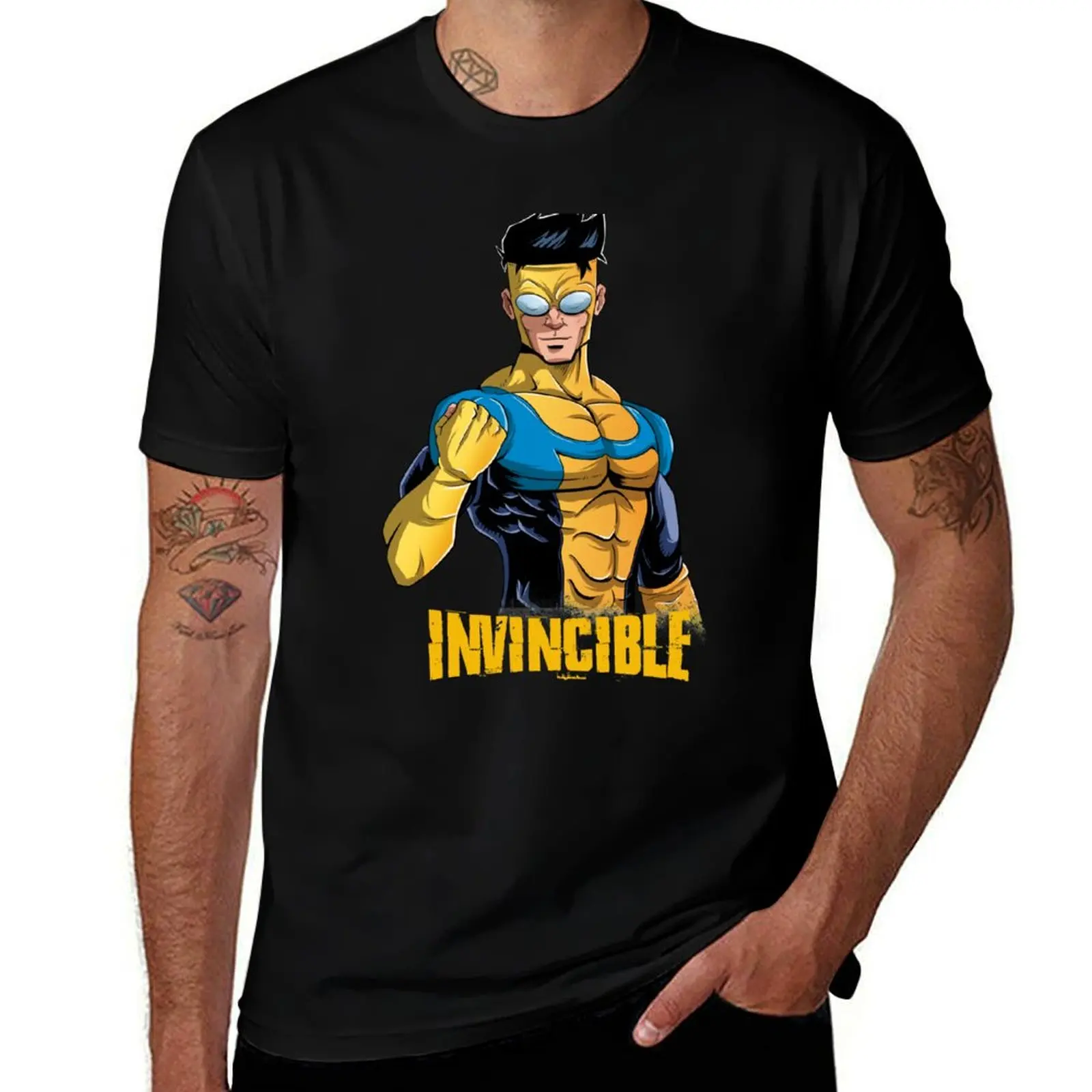 

Invincible,superhero, viltrum, invincible comic, comic, T-Shirt Basic Breathable Solid Color T-Shirt