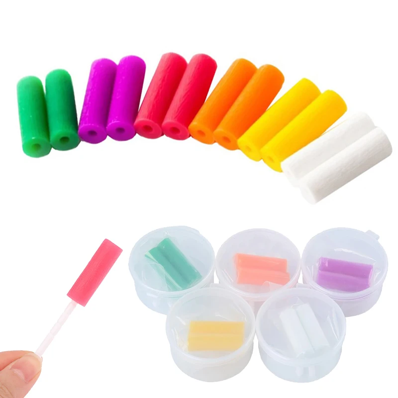 2Pcs Multicolor Fruit Flavor Chewies for Aligners & Retainers, Invisible Tray Seater for Teeth Aligning