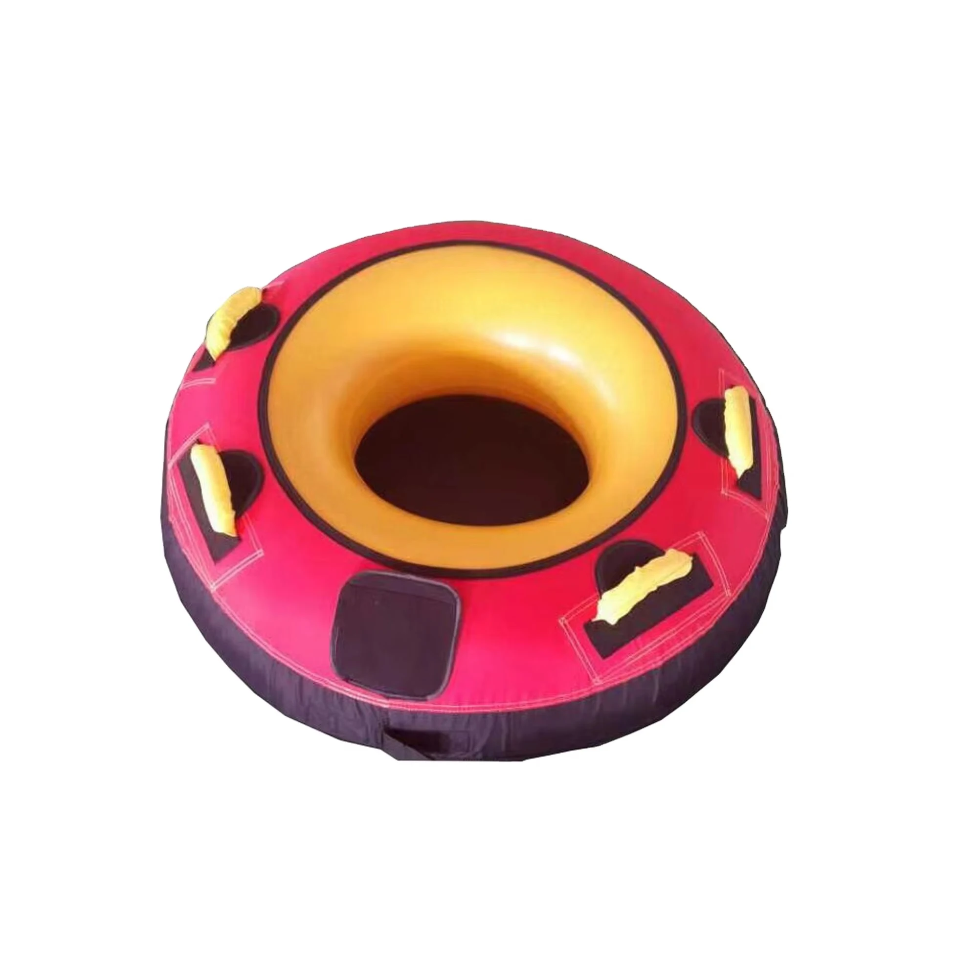 

Winter Inflatable PVC Rubber Tube Multi-Rider Snow Tubing with Cover Sled Inflatable Ski Snow Tube