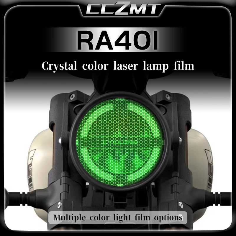 

For CYCLONE RA401 film applied headlights tail lights decals honeycomb laser light film accessories