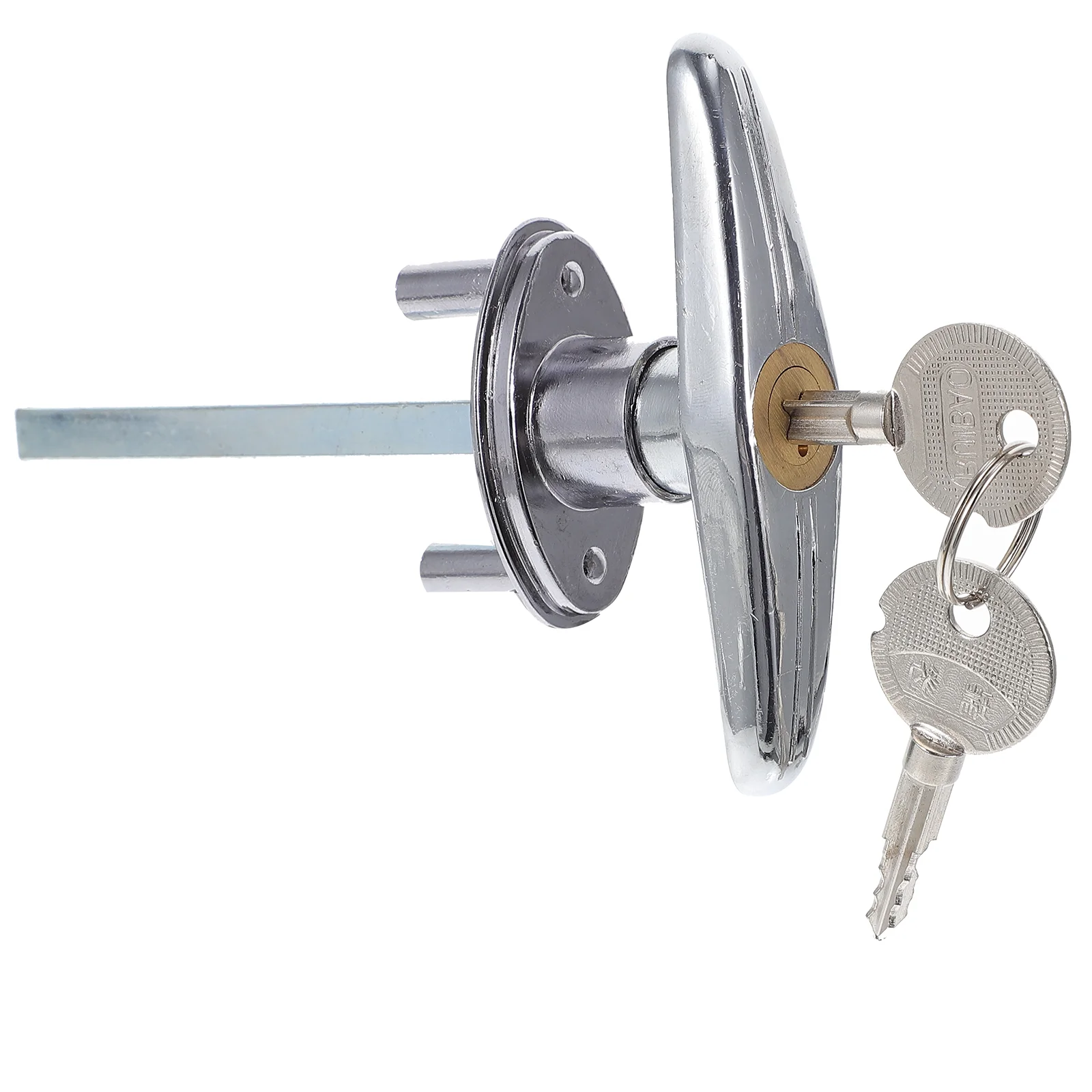 Flap Door Lock Garage Handle with Replacement Locker Steel Wire T-Handle Kit Hardware