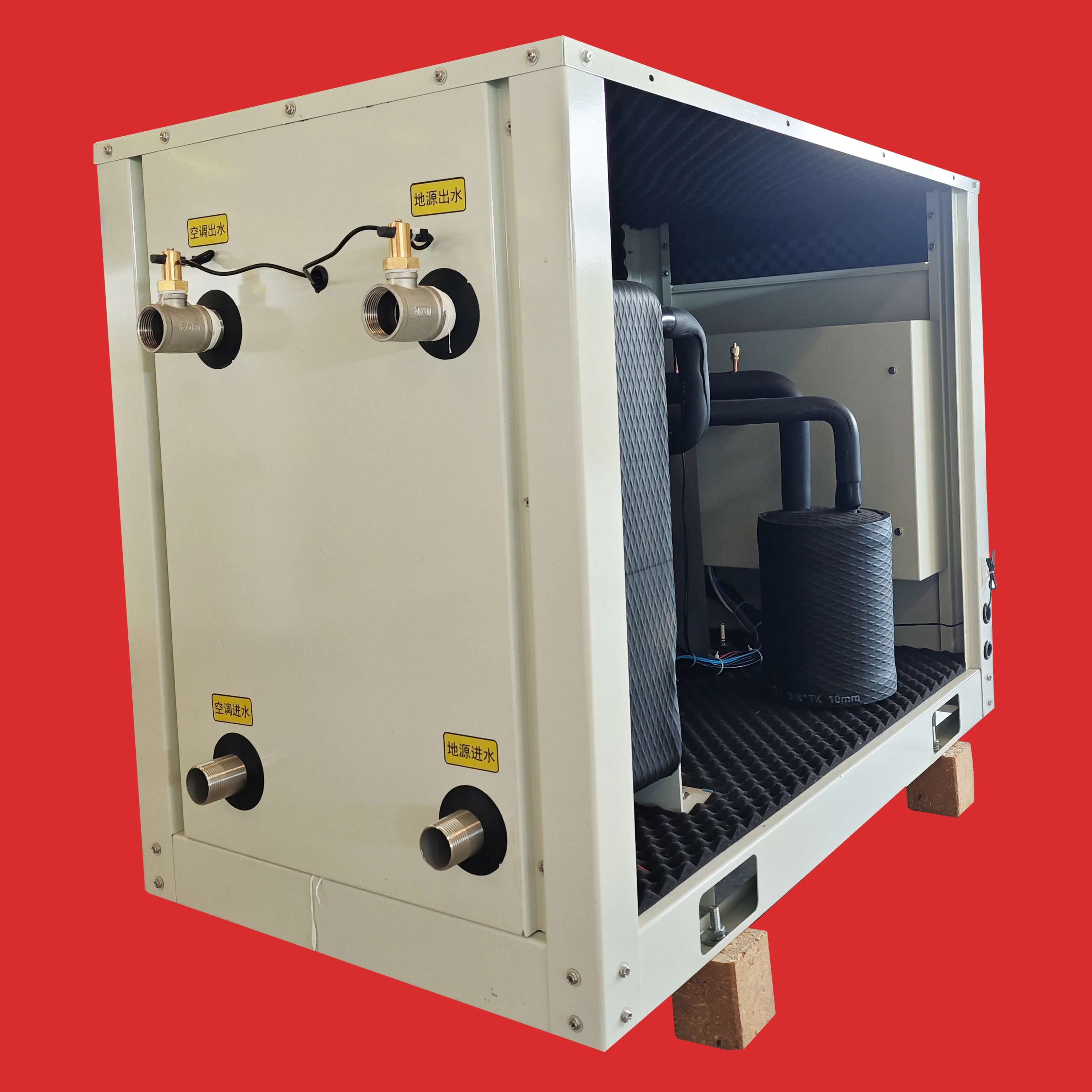 Household Water Source Heat Pump for Heating, Cooling, and Pool Heating