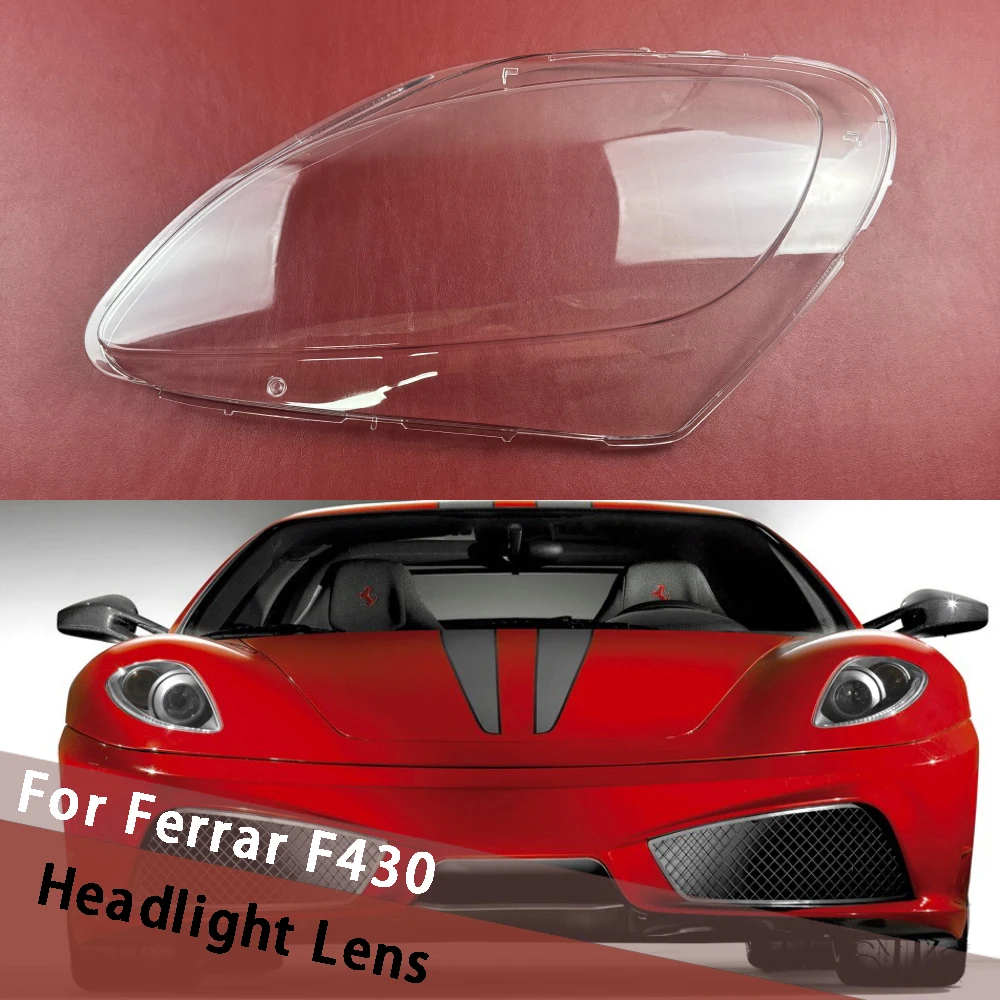 

For Ferrar F430 Auto Head Lamp Light Case Car Front Headlight Cover Lampshade Lampcover Caps Headlamp Shell Housing Caps