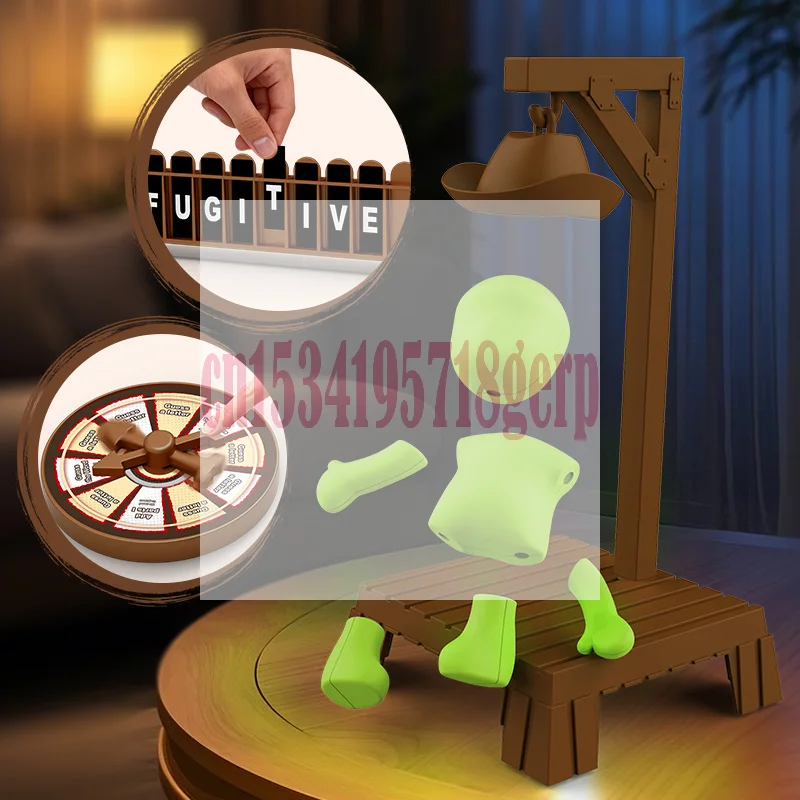 {DODOA} Magnetic Hangman Mystery Guessing Word Game Glow In The Dark Guessing Word Before Interaction Hank Falls Board Games