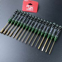 RJXHOBBY Blue Super Hard HSS titanium plated Allen wrench Screwdrivers Tools Kit 1.5/2.0/2.5/3.0/4.0mm for RC Model Airplane