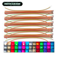 10pcs Free Cut Flexible COB LED Filament 3V for Retro Edison Bulb Spiral DIY Diode Lighting 2700K 6500K Pink Warm White Red Blue
