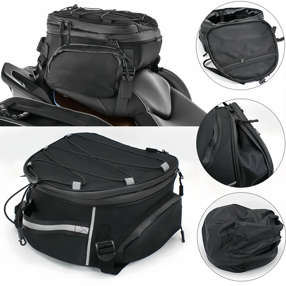 

Мотоциклетные нейлоновые водонепроницаемые хвостовые сумки для BMW R1300GS R1300 GS R1300 GS r1300gs, большая вместительная сумка на заднее сиденье, задний багажник