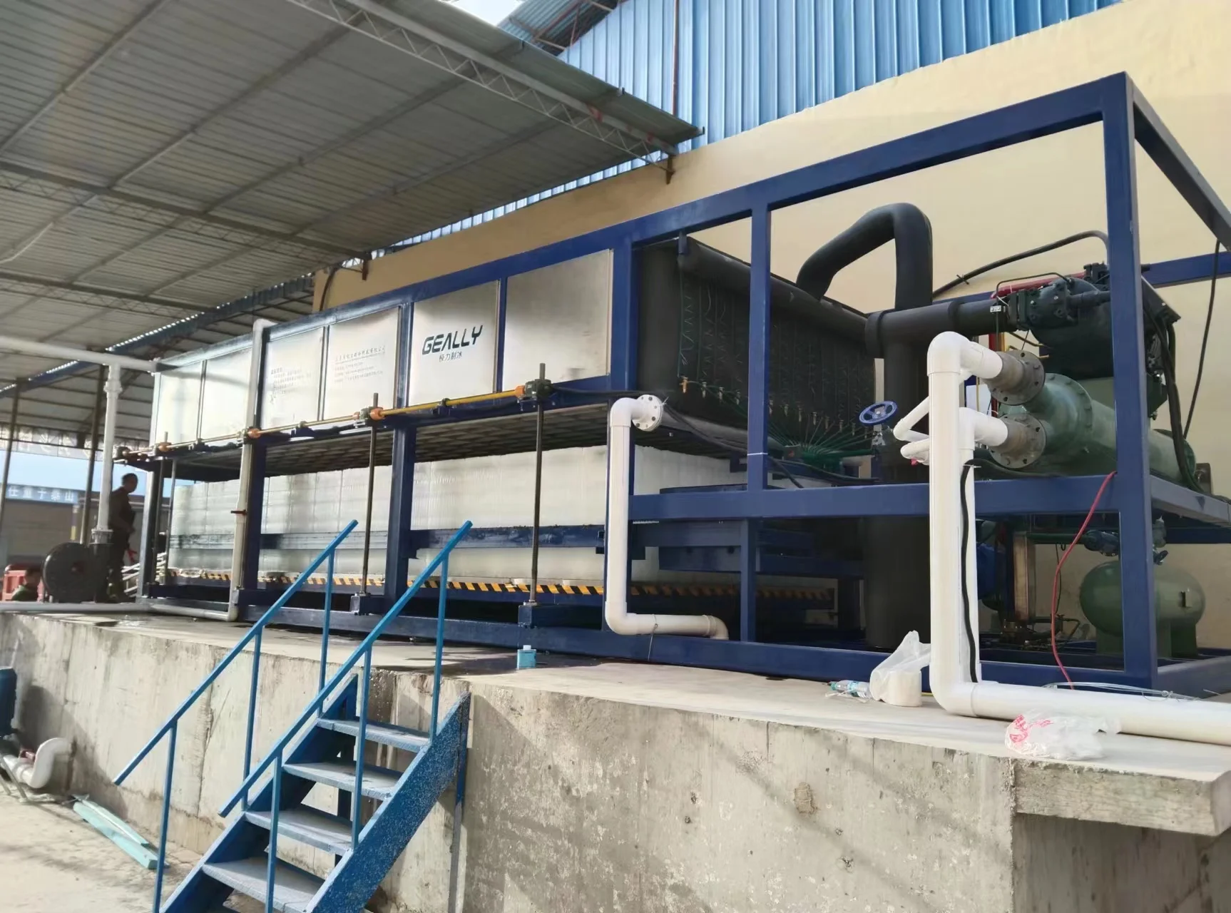 Factory Delivery High Quality 1TON Ice Square Cube Making Machine for Restaurants Fast Food Shop - Detail 1