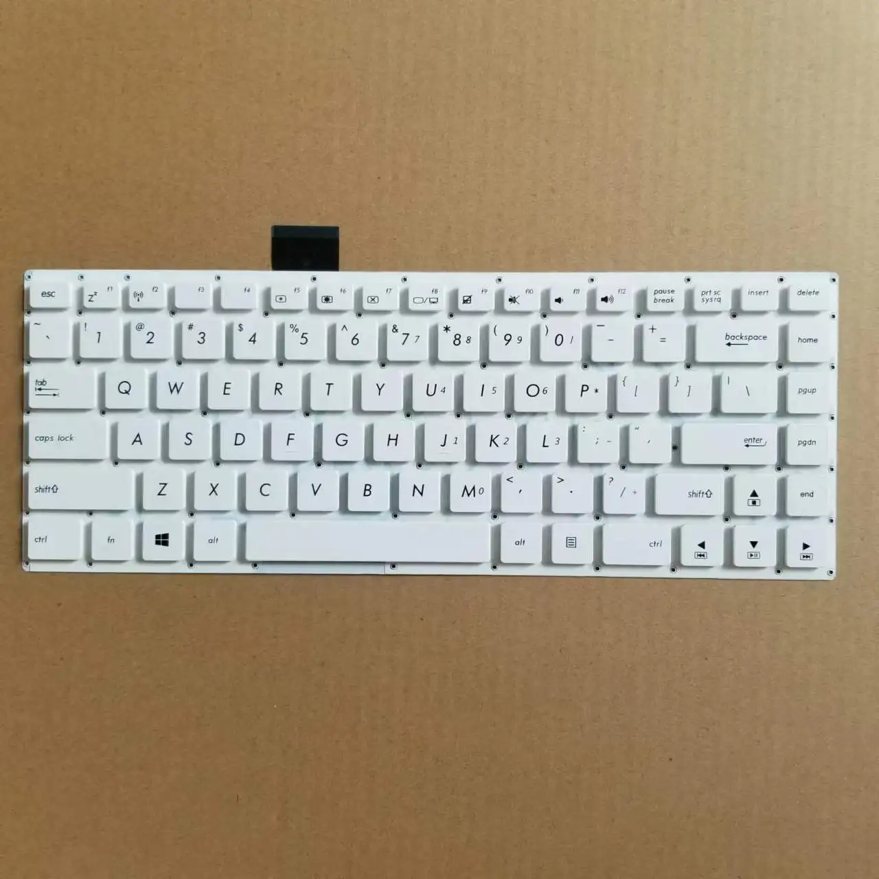 New English Keyboard For Asus E402 E402M E402MA E402SA E402S E403SA E402N Series US Laptop Keyboard White Without Frame