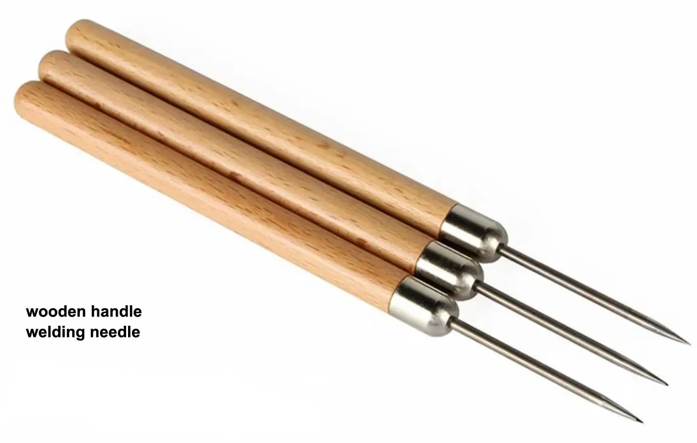 tip Titanium Solder Picks Precision Jewelry Soldering Picks Wooden Metal Handle Jewelry Welding needle Tools