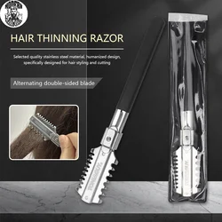 Salon Double-Edge Shaving Haircut Razor Knife Blades Manual Hair Cutting Tools Beard Trimmer Barbershop Styling Supplie Tools