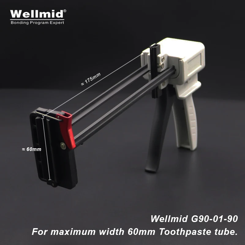 Imagem -05 - Injection Gun para Creme Dental Tubo ab Glue Selante Hand Cream Cleanser Extrusora Manual Araldite Epoxy Adhesive Easy Squeeze Tool