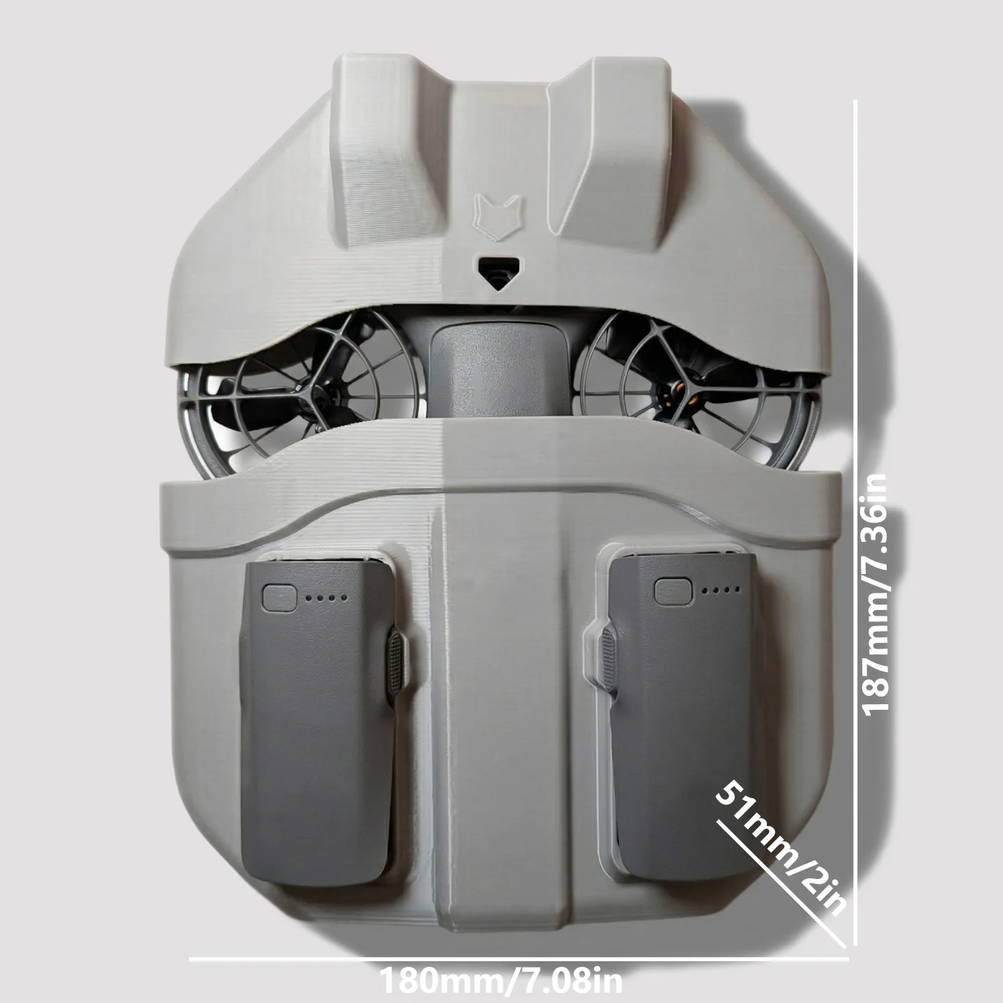 Tragbare Aufbewahrungsbox für DJI Neo2 Drohne, fasst 2 Akkus, Hartschalen-Tragetasche, Schutzzubehör für Reisen im Freien – Detail 1