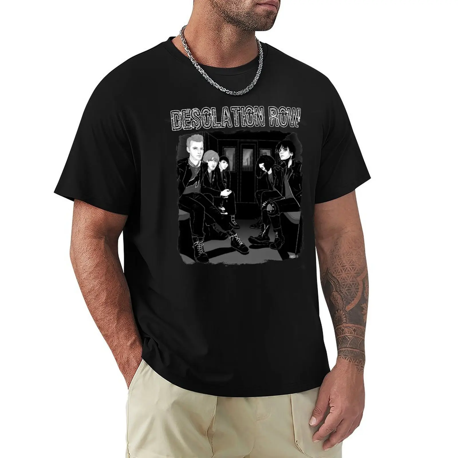 MCR Desolation Row T-Shirt Plus Size Solid Color T-Shirt