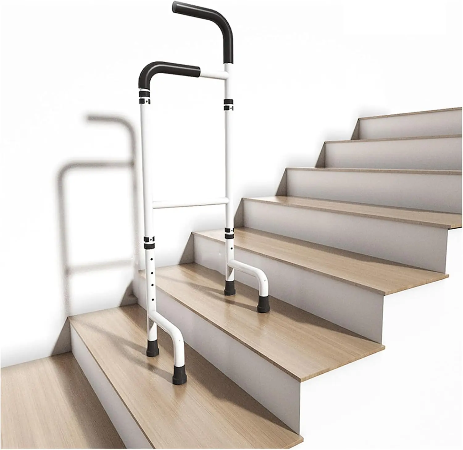 

Adjustable Height Stairs Climbing Aid Cane Safe Solid Senior Stairs