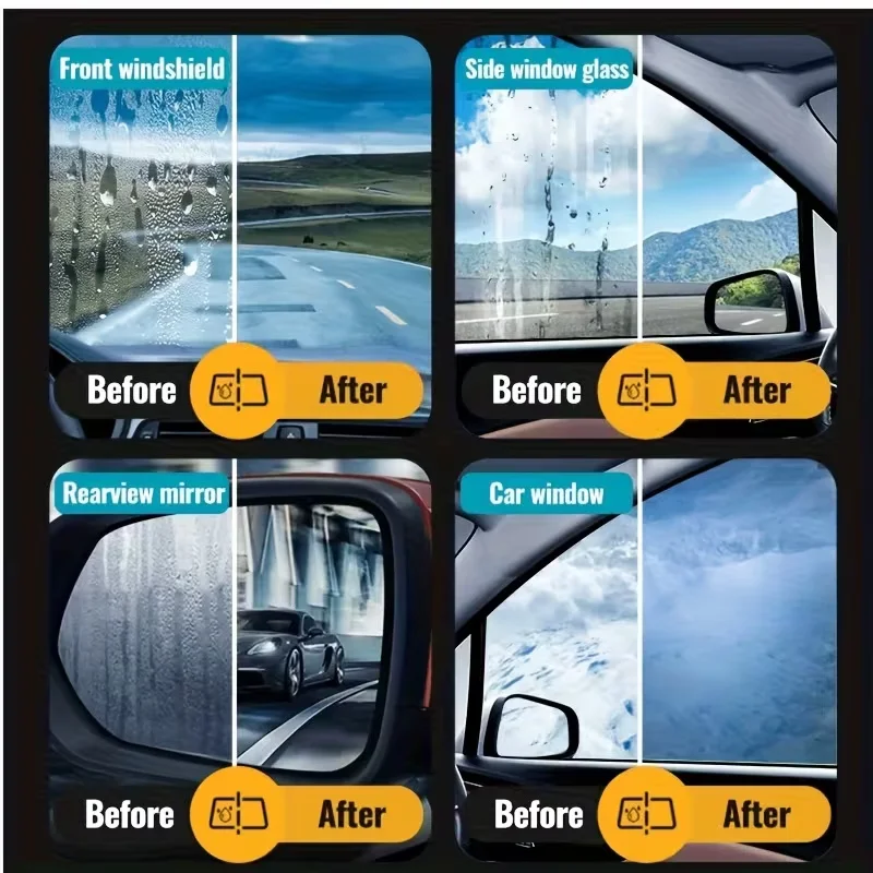 100ml Anti-Fog Spray for Car Glass QIFENGHE - Prevents Fogging & Improves Visibility for Auto Windows & Goggles