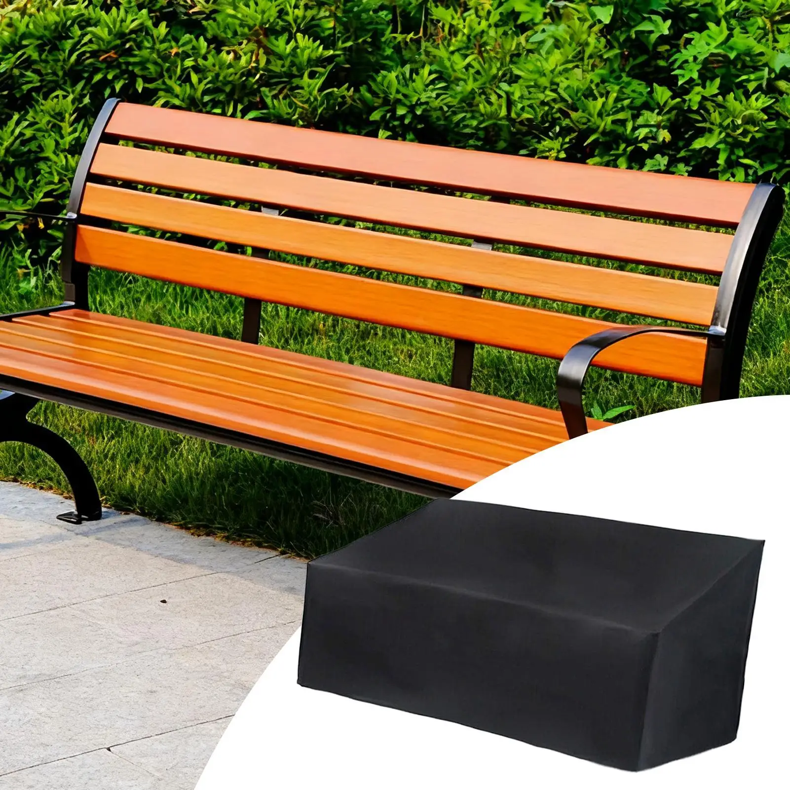 

Patio Bench Covers Weatherproof Patio Bench Outdoor Covers Dustproof Furniture Protector For Outside Storage Care Maintenance