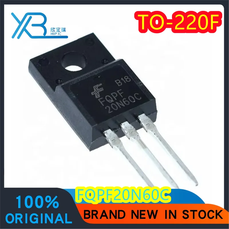 

(2/40 pieces) FQPF20N60 20N60 power switch tube field effect tube LCD accessories FQPF20N60C TO-220F new original