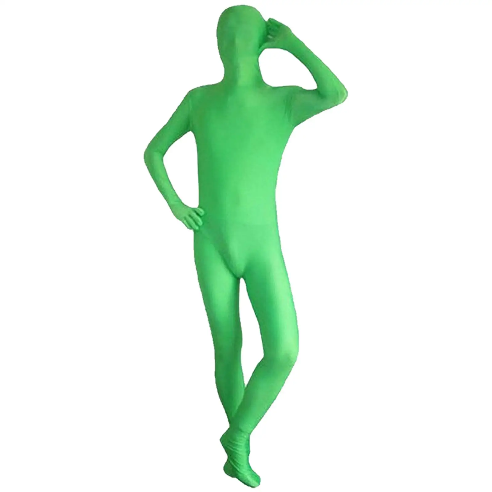 Traje de pantalla verde, mono de piel que desaparece, telón de fondo para fotografía, tecla Chroma, efecto Invisible, traje cómodo, fondo de fotografía y vídeo