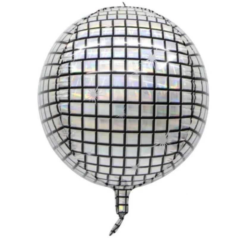 

5Pcs 22inch 4D Disco Ball Balloons Laser Aluminum Foil Balloons Rainbow Disco Balloons Happy Birthday Party Wedding Decoration