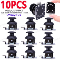 1-10PCS For Arduino Arduino Dual-axis XY Joystick Module Higher Quality for PS2 Joystick Control Lever Sensor KY-023 Rated 4.9/5