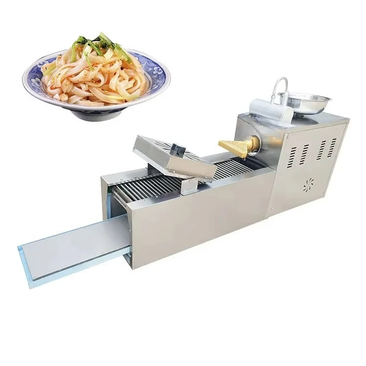 Customized Hot Sale Automatic Liangpi Rice Noodle Making Machine Grain Sweet Potato Starch Sheet Jelly Bean Fenpi Cold Noodle