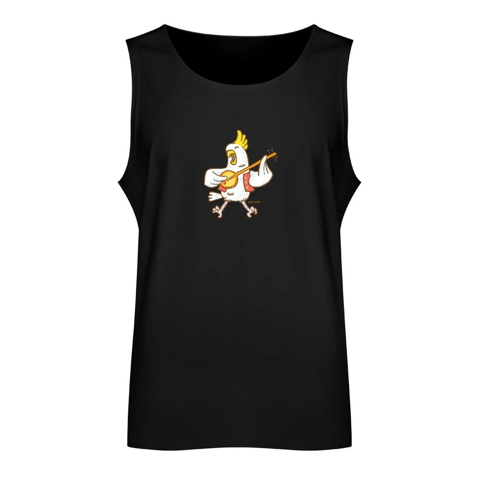 Aussie Cockatoo Tank Top singlets for men Bodybuilding shirt